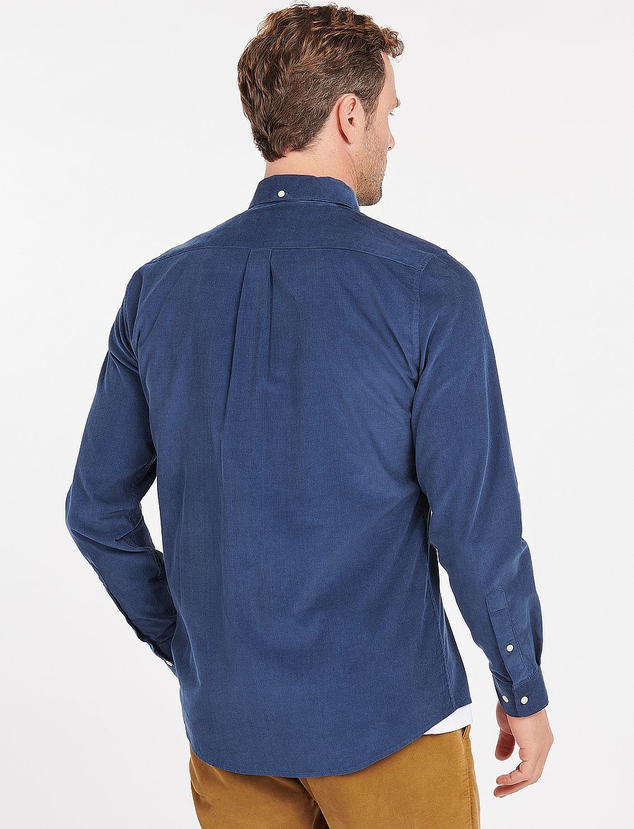 Barbour - Barbour Ramsey Tailored Cord Shirt - casual hemden - dk denim - 3