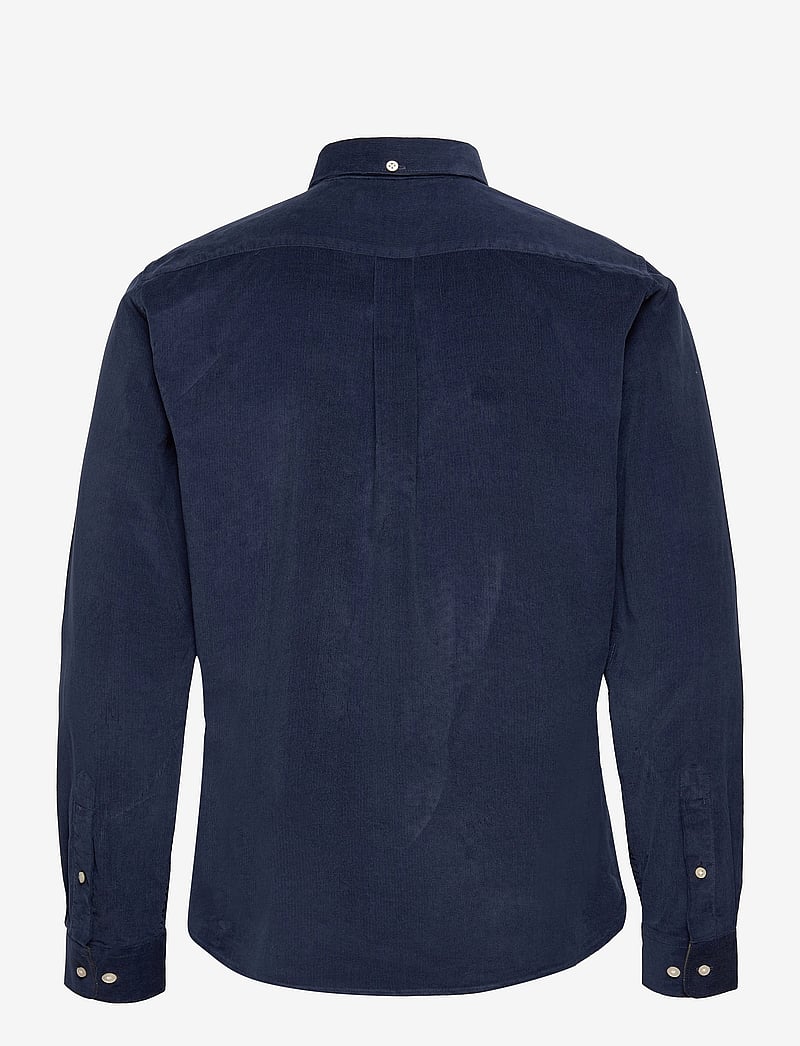 Barbour - Barbour Ramsey Tailored Cord Shirt - basic skjortor - dk denim - 2