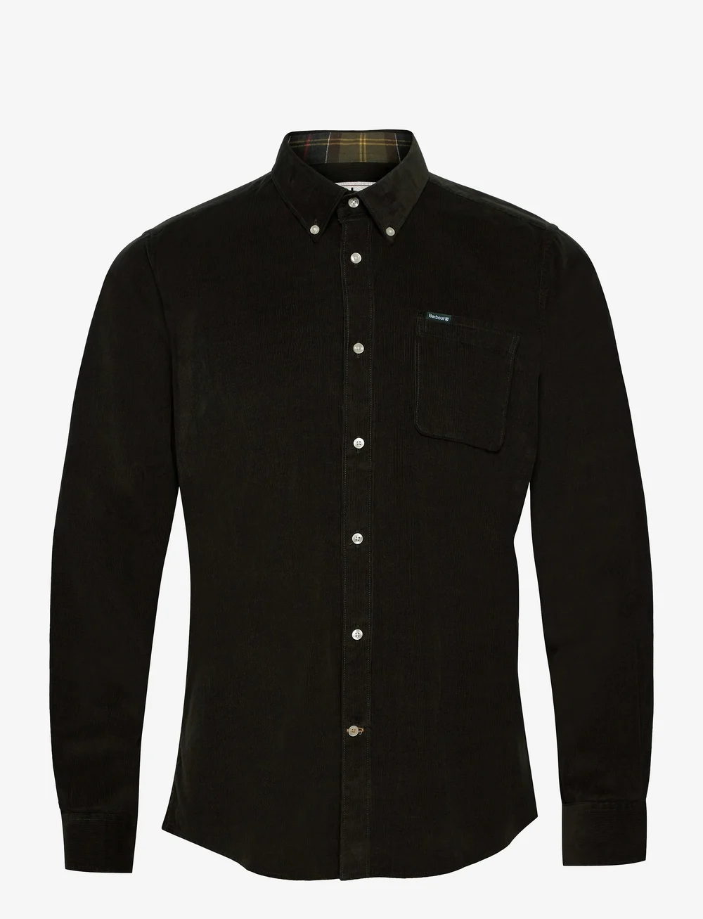 Barbour - Barbour Ramsey Tailored Cord Shirt - basic-hemden - forest - 1
