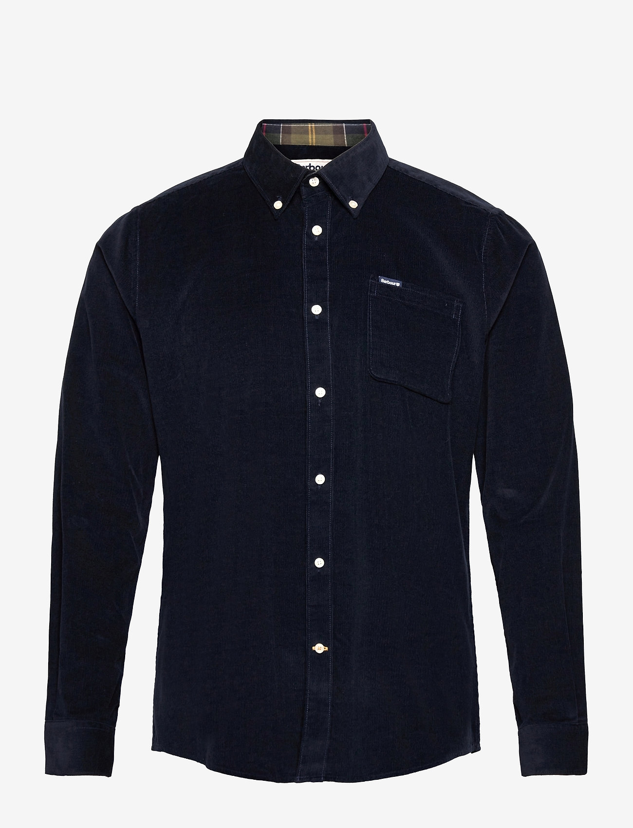 Barbour - Barbour Ramsey Tailored Cord Shirt - basic skjortor - navy - 1