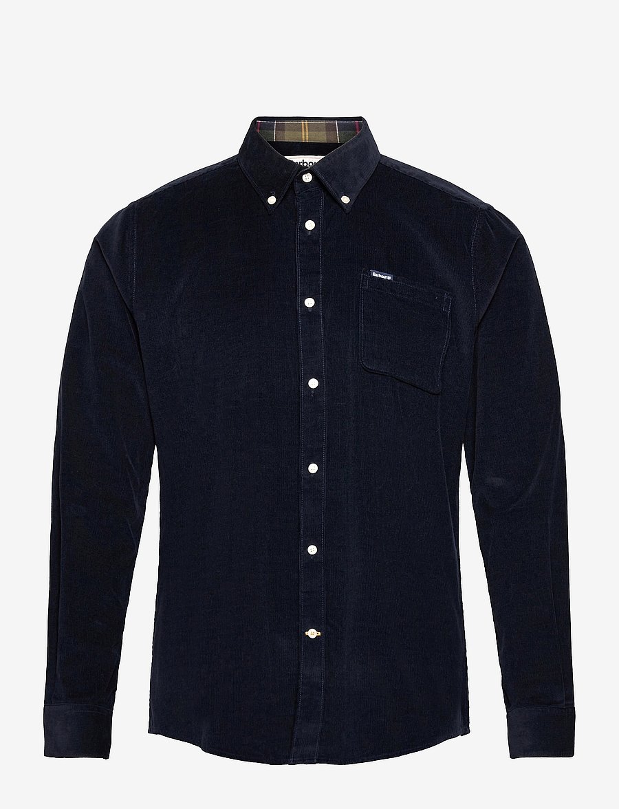 Barbour - Barbour Ramsey Tailored Cord Shirt - casual hemden - navy - 1