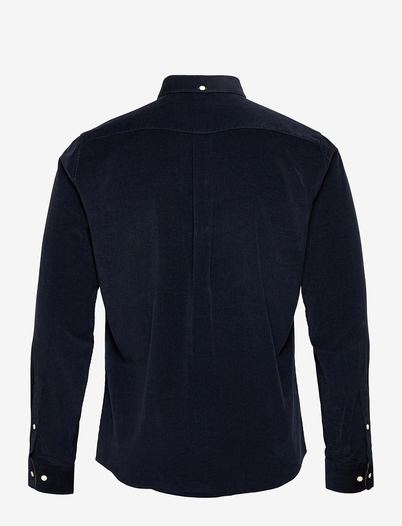 Barbour - Barbour Ramsey Tailored Cord Shirt - basic skjortor - navy - 2