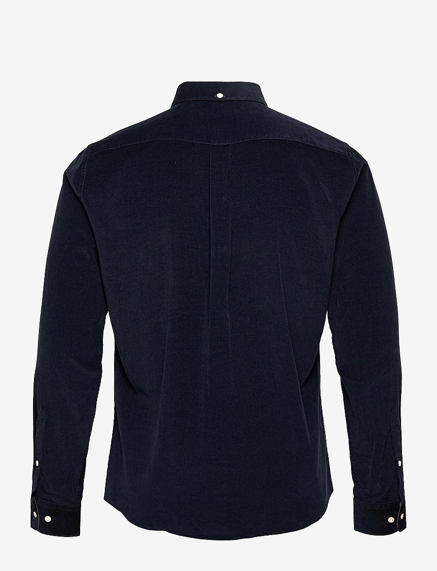 Barbour - Barbour Ramsey Tailored Cord Shirt - casual hemden - navy - 2
