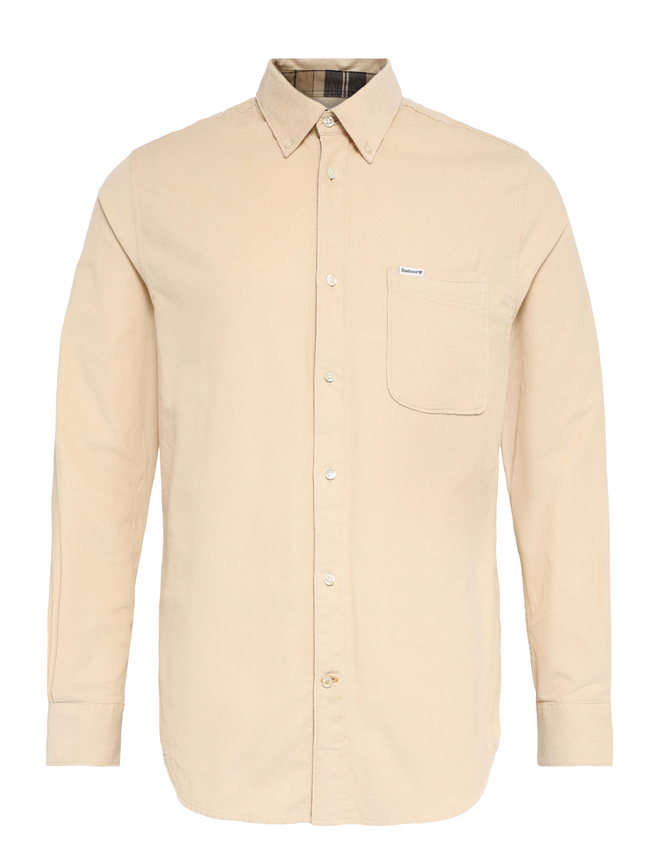 Barbour Barbour Ramsey Tailored Cord Shirt - Vabaajasärgid - PEARL / cream