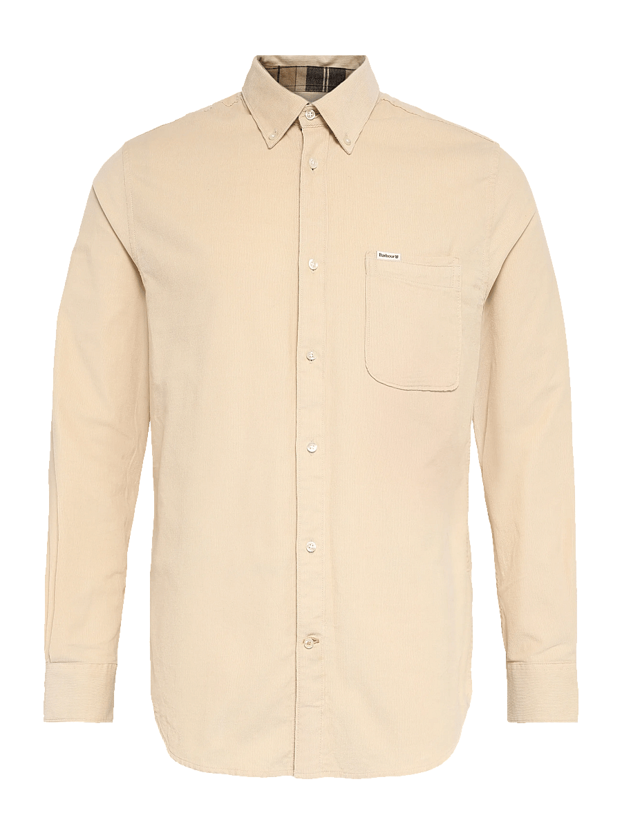 Barbour - Barbour Ramsey Tailored Cord Shirt - velvetsärgid - pearl - 0