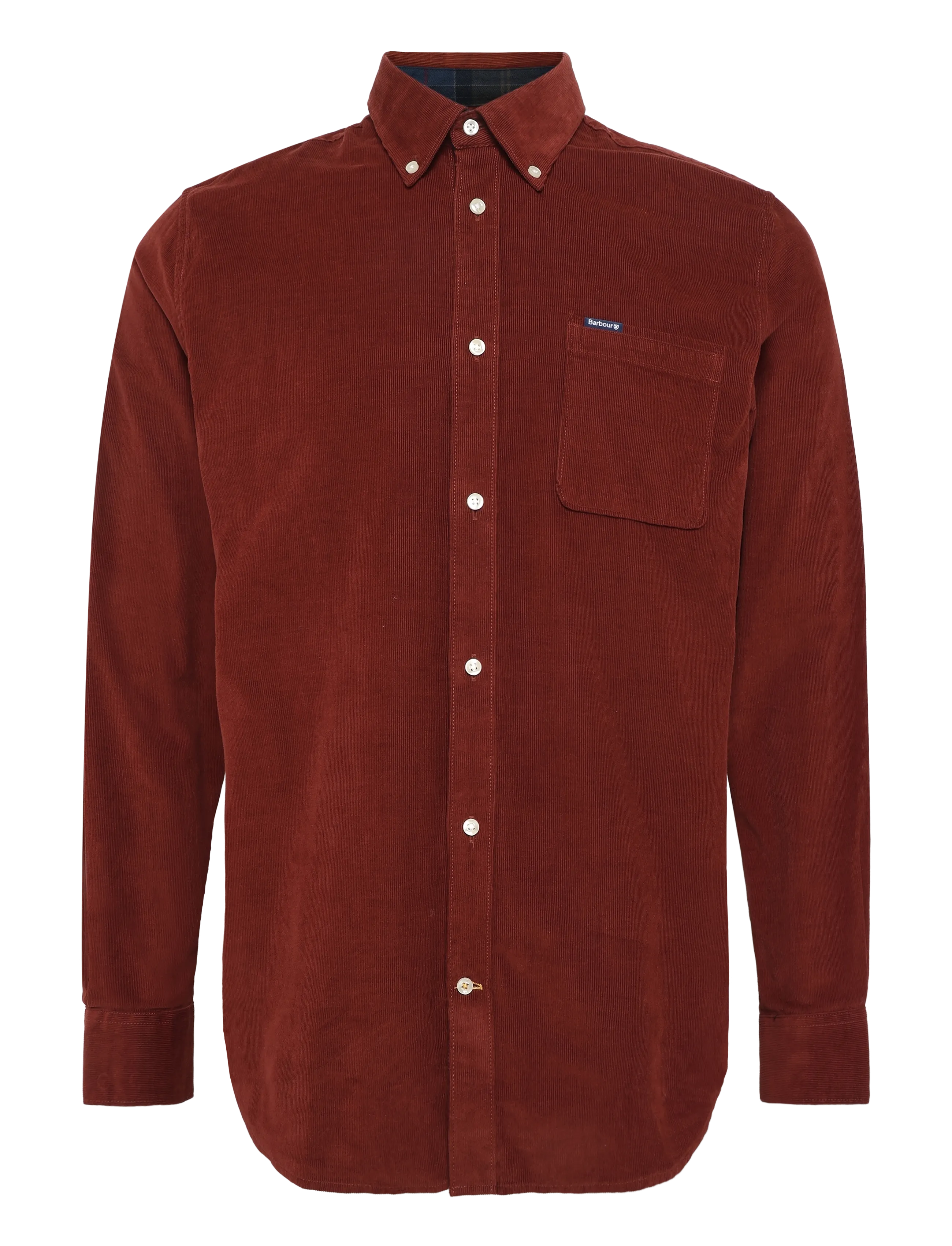 Barbour - Barbour Ramsey Tailored Cord Shirt - velvetsärgid - russet brown - 1