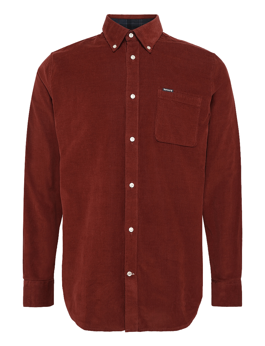 Barbour - Barbour Ramsey Tailored Cord Shirt - velvetsärgid - russet brown - 1