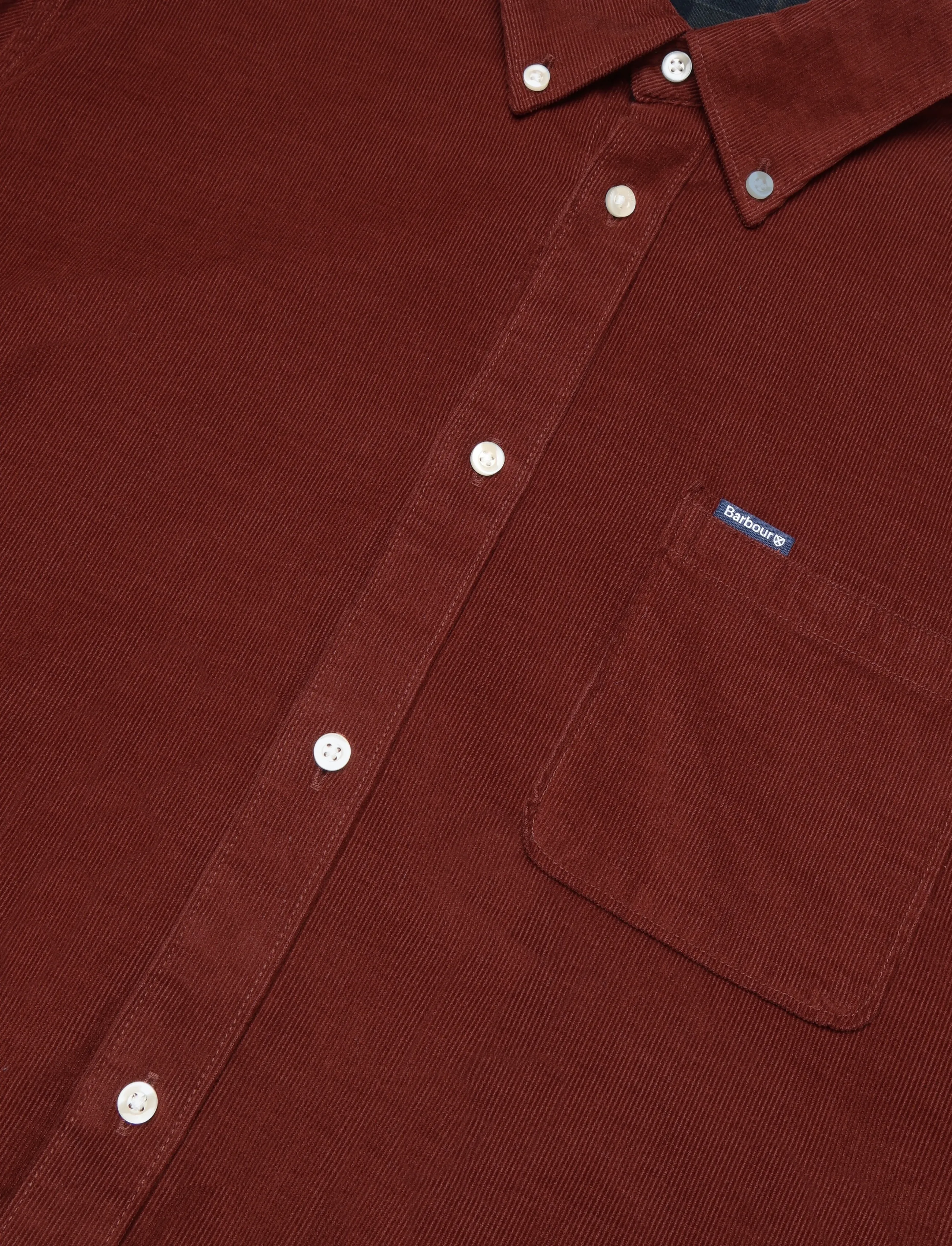 Barbour - Barbour Ramsey Tailored Cord Shirt - velvetsärgid - russet brown - 5