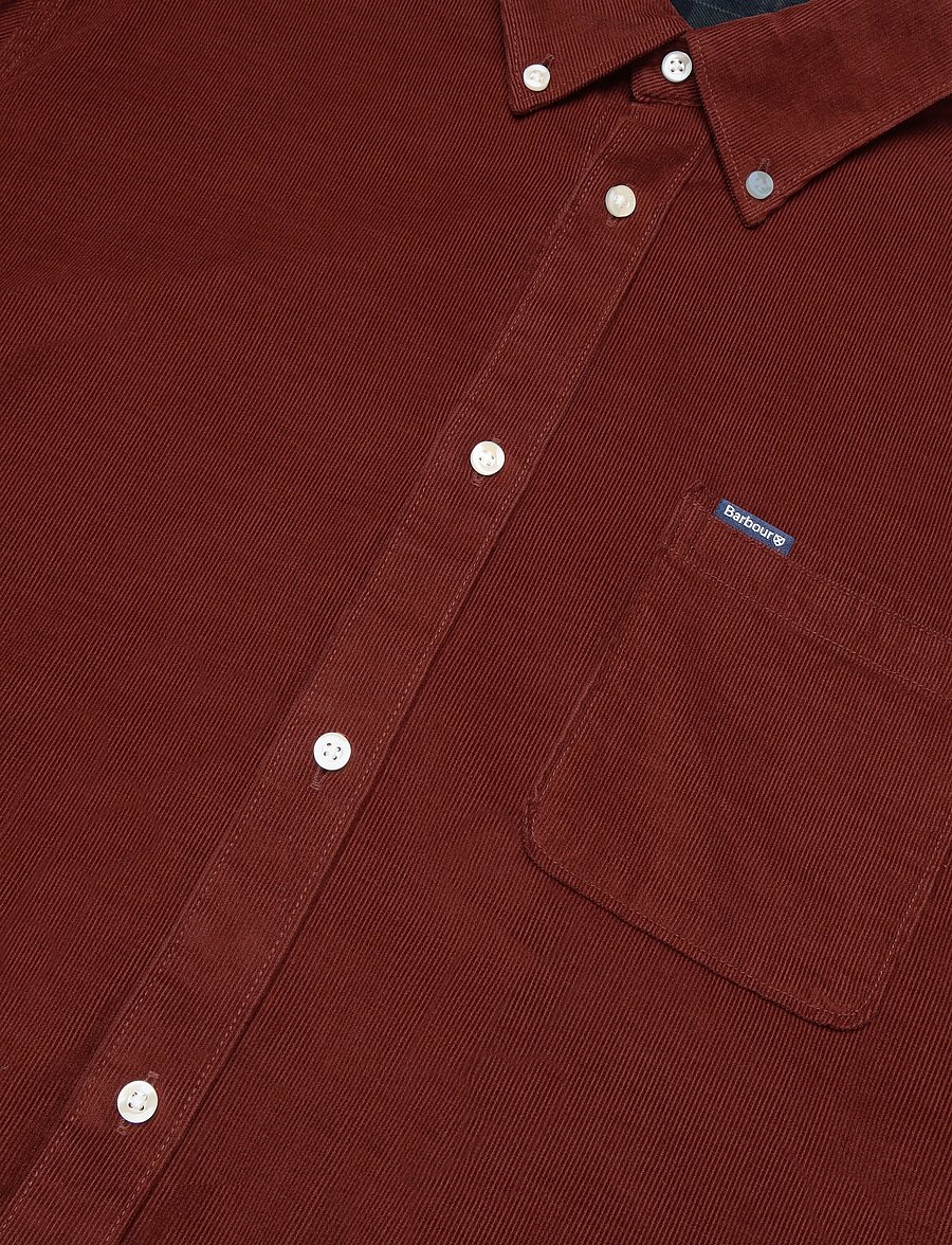 Barbour - Barbour Ramsey Tailored Cord Shirt - velvetsärgid - russet brown - 5