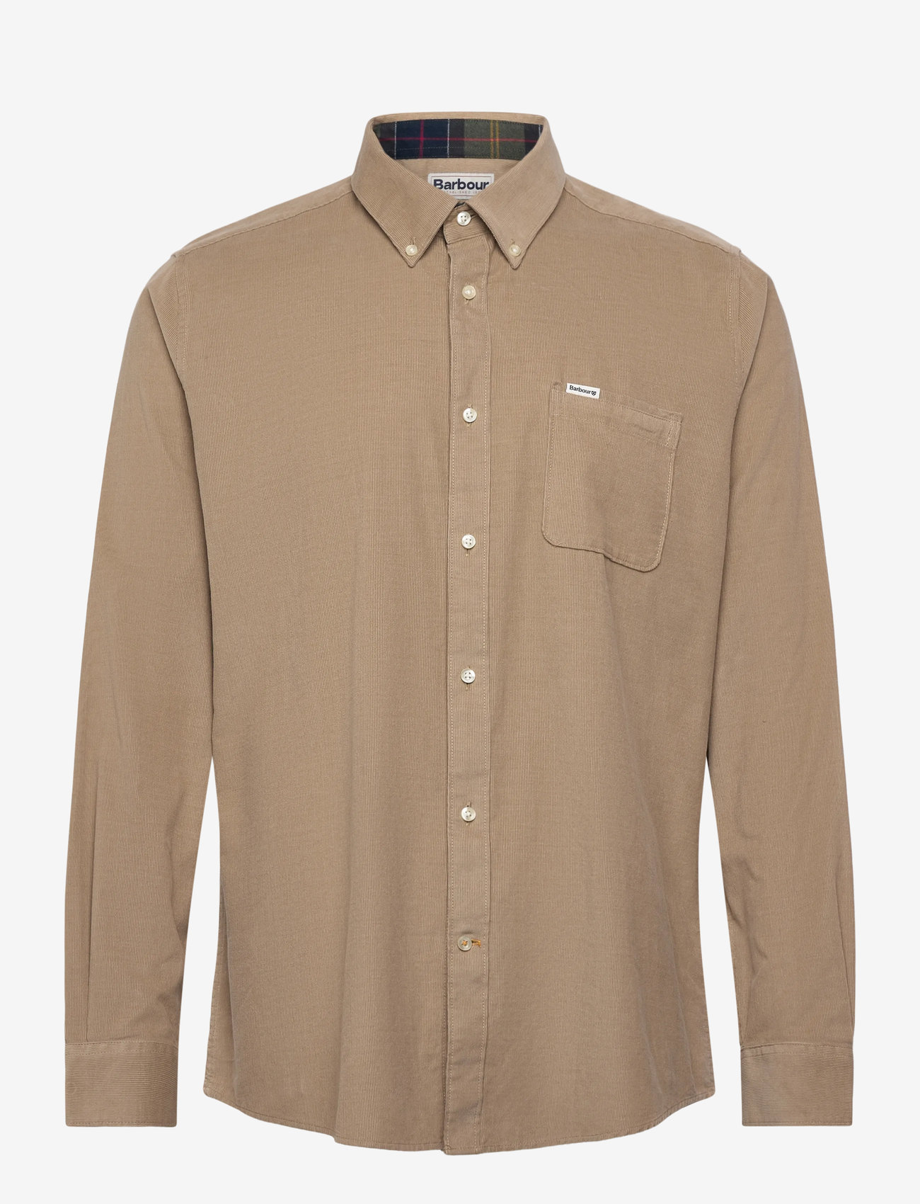 Barbour - Barbour Ramsey Tailored Cord Shirt - basic skjortor - stone - 0