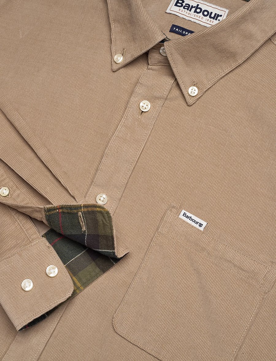 Barbour - Barbour Ramsey Tailored Cord Shirt - stone - 2