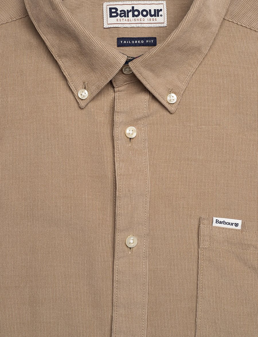 Barbour - Barbour Ramsey Tailored Cord Shirt - stone - 3