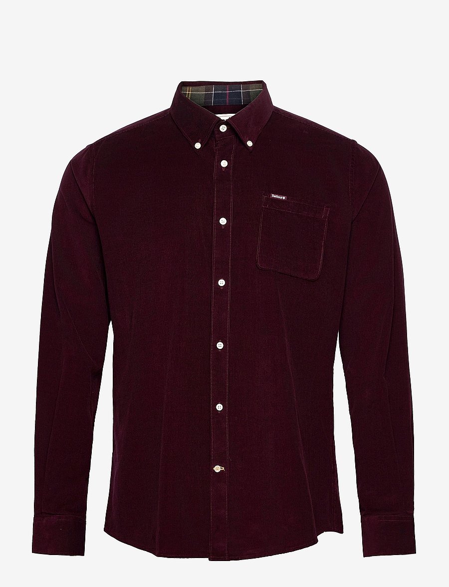 Barbour - Barbour Ramsey Tailored Cord Shirt - casual hemden - winter red - 1