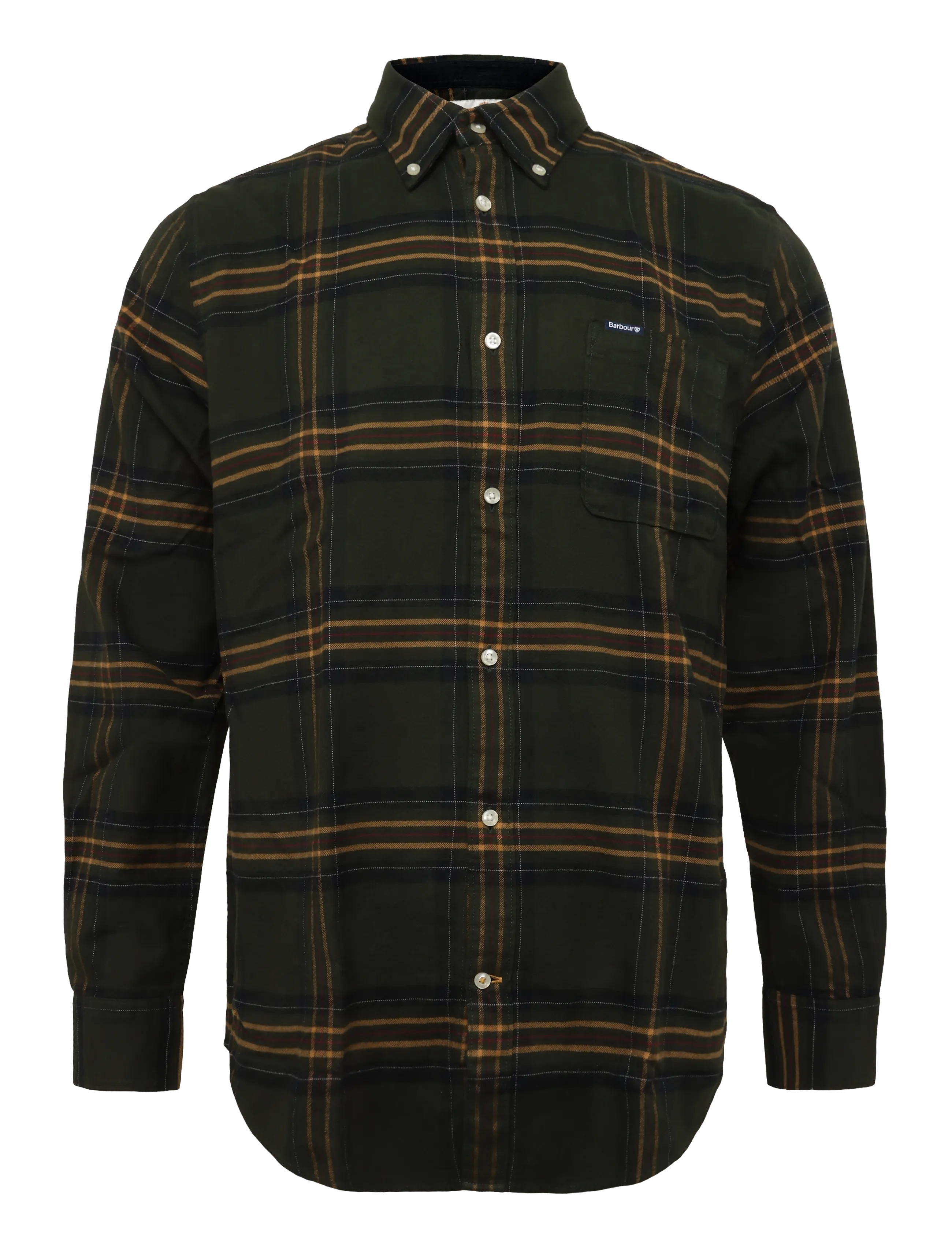 Barbour Barbour Portdown Tailored Checked Shirt - Hemden - OLIVE / khaki/green