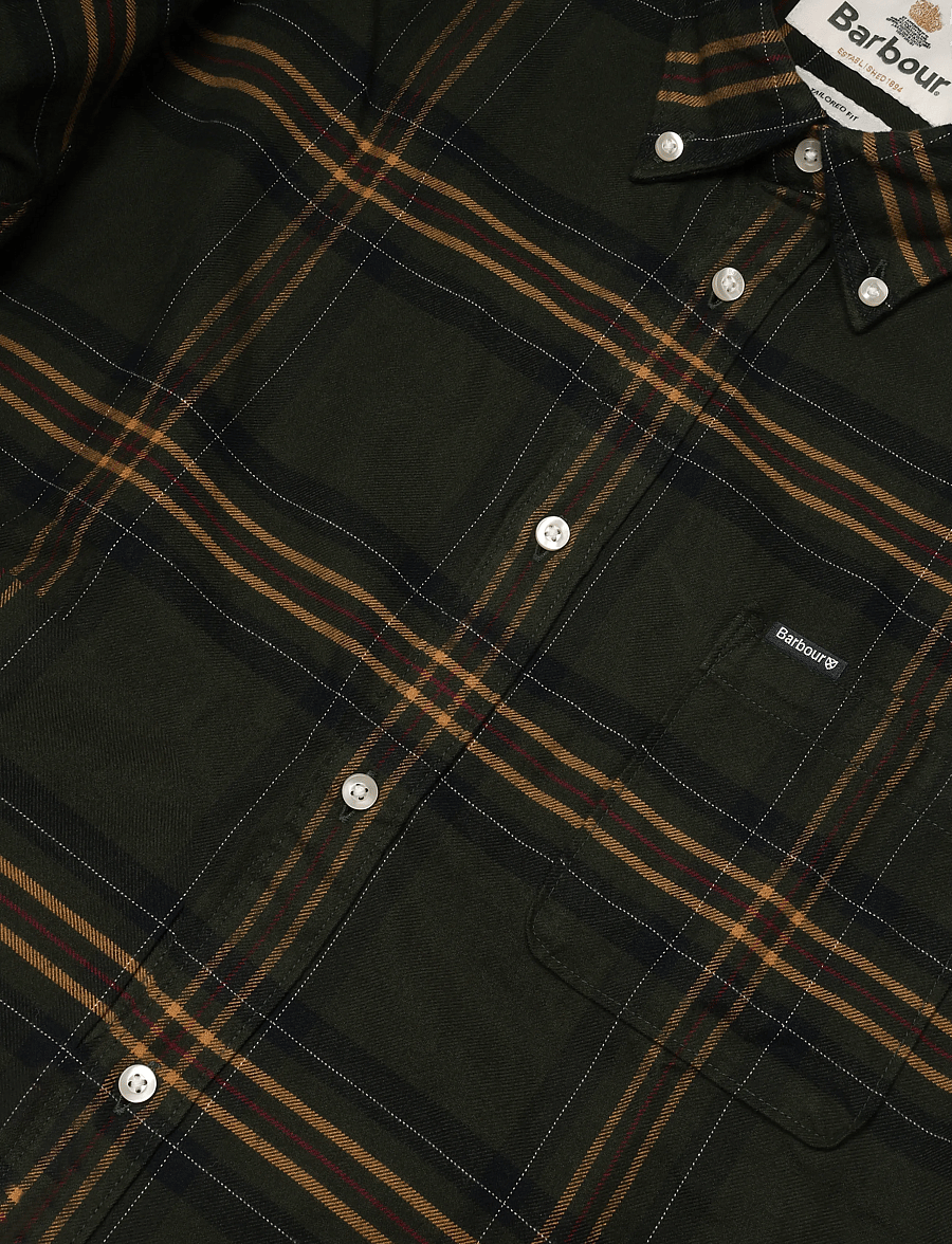 Barbour - Barbour Portdown Tailored Checked Shirt - olive - 2