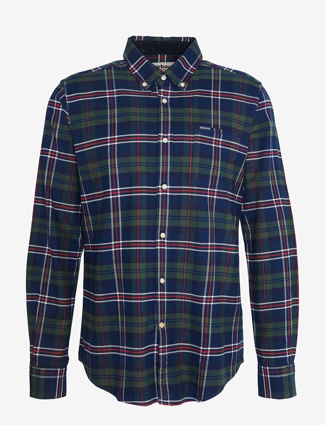 Barbour - Barbour Ronan Tailored Checked Shirt - basic skjortor - deep blue - 1