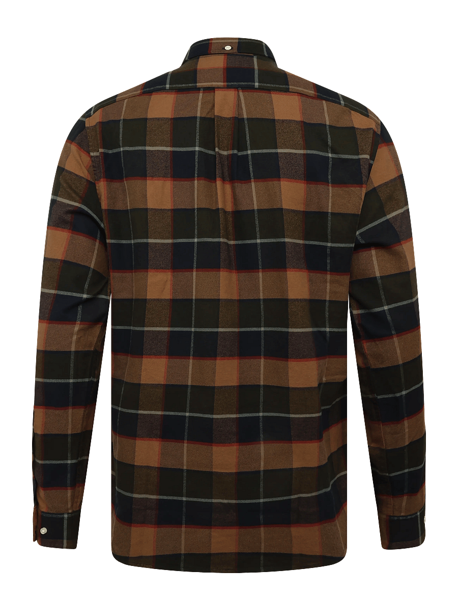Barbour - Barbour Valley Tailored Checked Shirt - casual - olive - 1