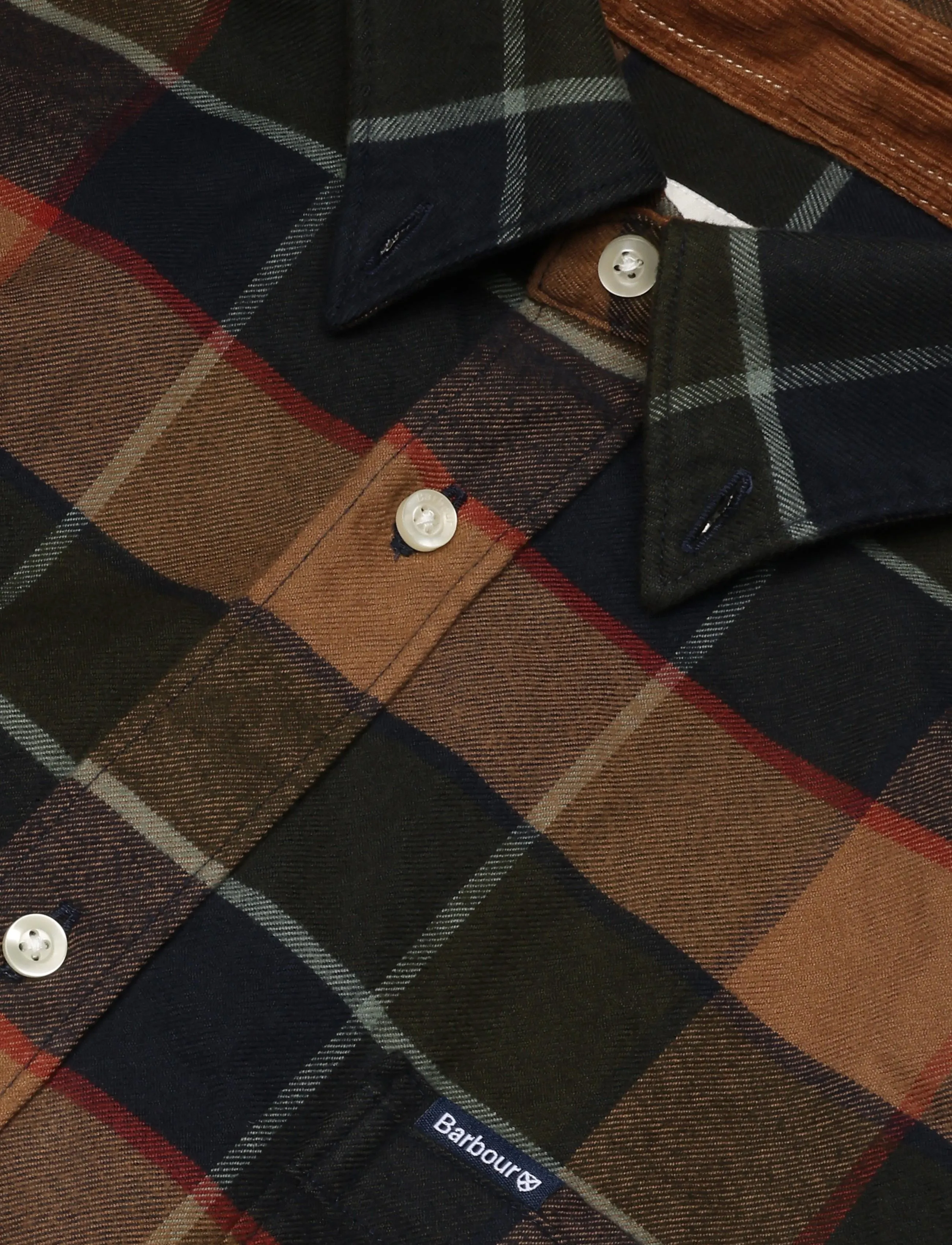 Barbour - Barbour Valley Tailored Checked Shirt - casual - olive - 2