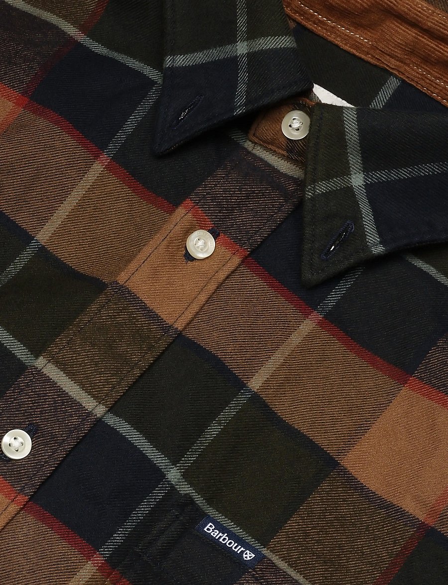 Barbour - Barbour Valley Tailored Checked Shirt - casual - olive - 2
