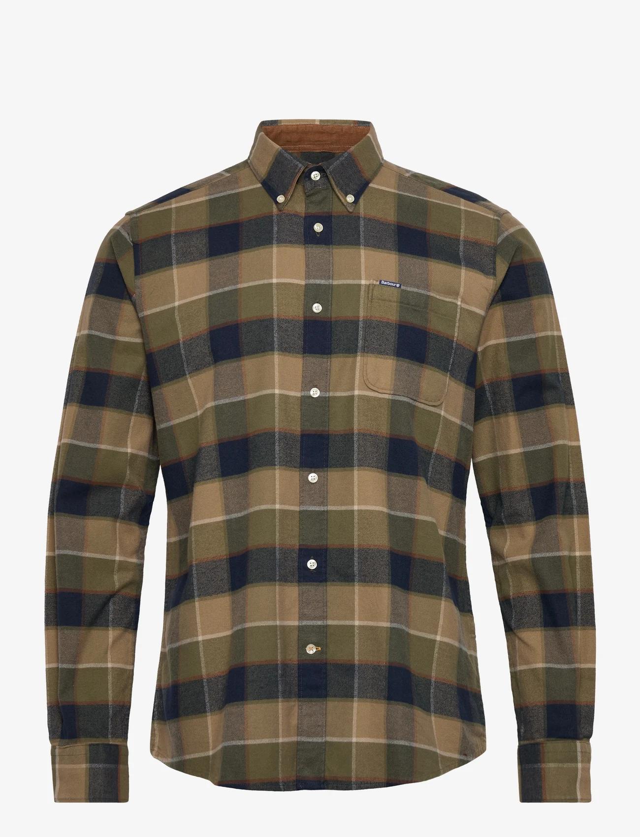 Barbour - Barbour Valley TF Offwhite-XXL - languoti marškiniai - stone - 0