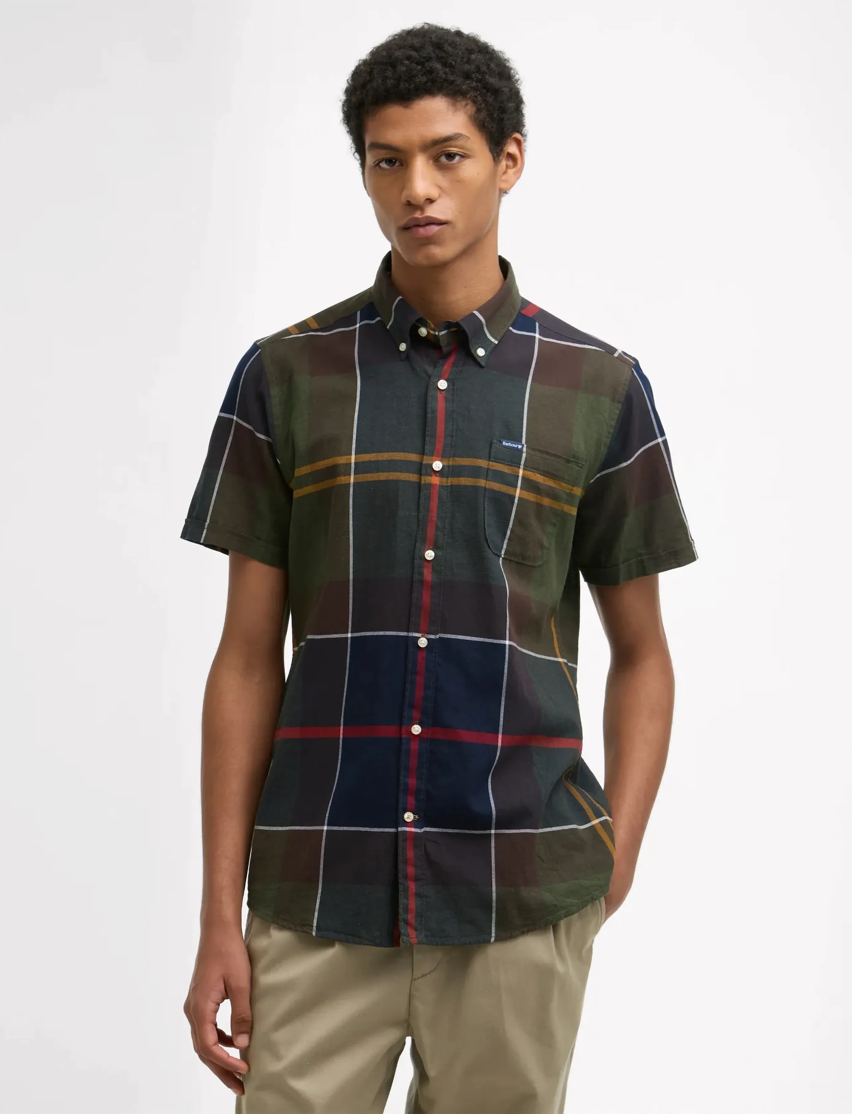 Barbour Barbour Douglas Shirt, M, Multi/patterned, Skjorter > Kortærmede, Herre