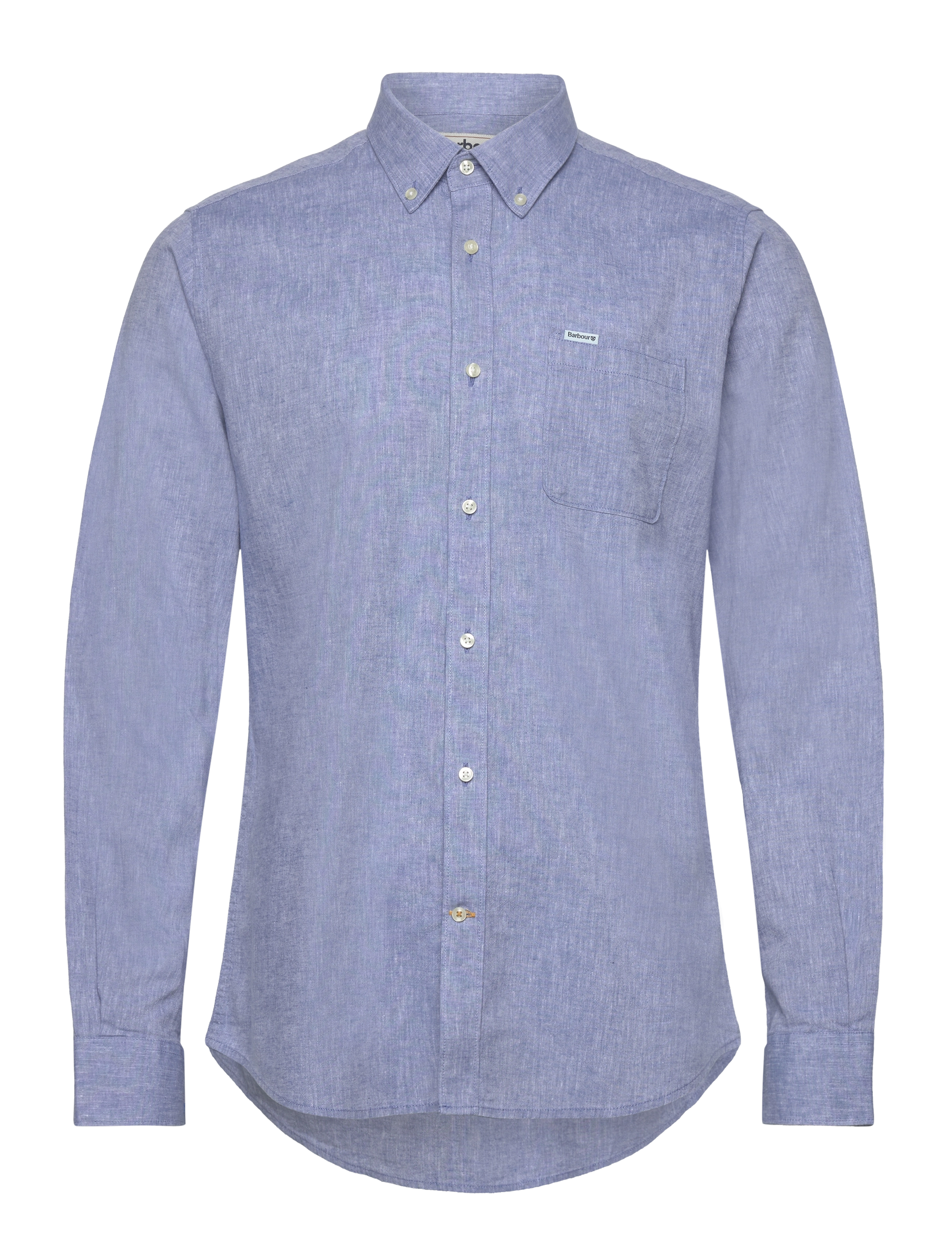 Barbour Barbour Nelson Tf Shir, S, Blue, Skjorter > Afslappet, Herre