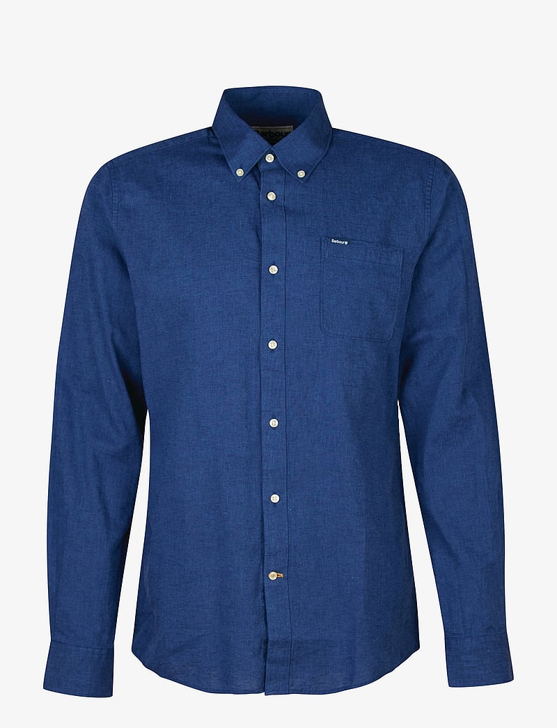 Barbour - Barbour Nelson TF Shir - linasest riidest särgid - indigo - 1