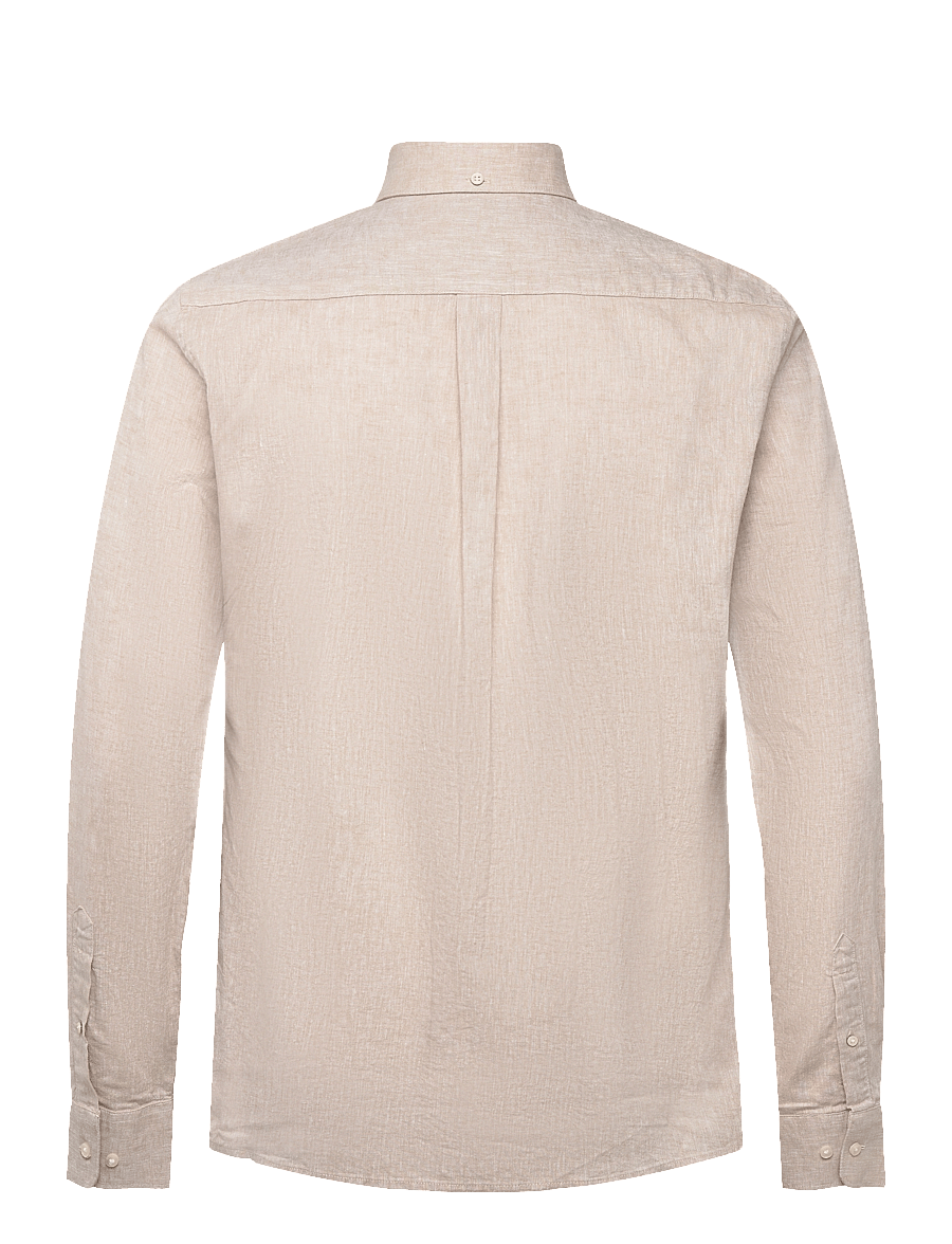 Barbour - Barbour Nelson TF Shir - linasest riidest särgid - stone - 2