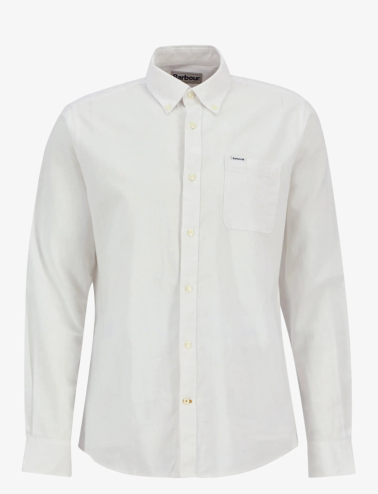 Barbour - Barbour Nelson TF Shir - basic shirts - white - 1