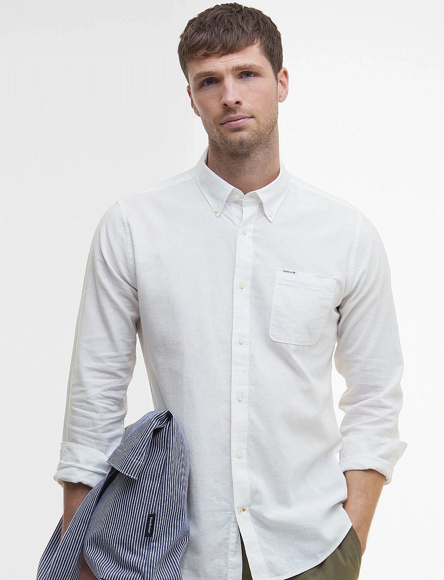Barbour - Barbour Nelson TF Shir - basic skjorter - white - 3
