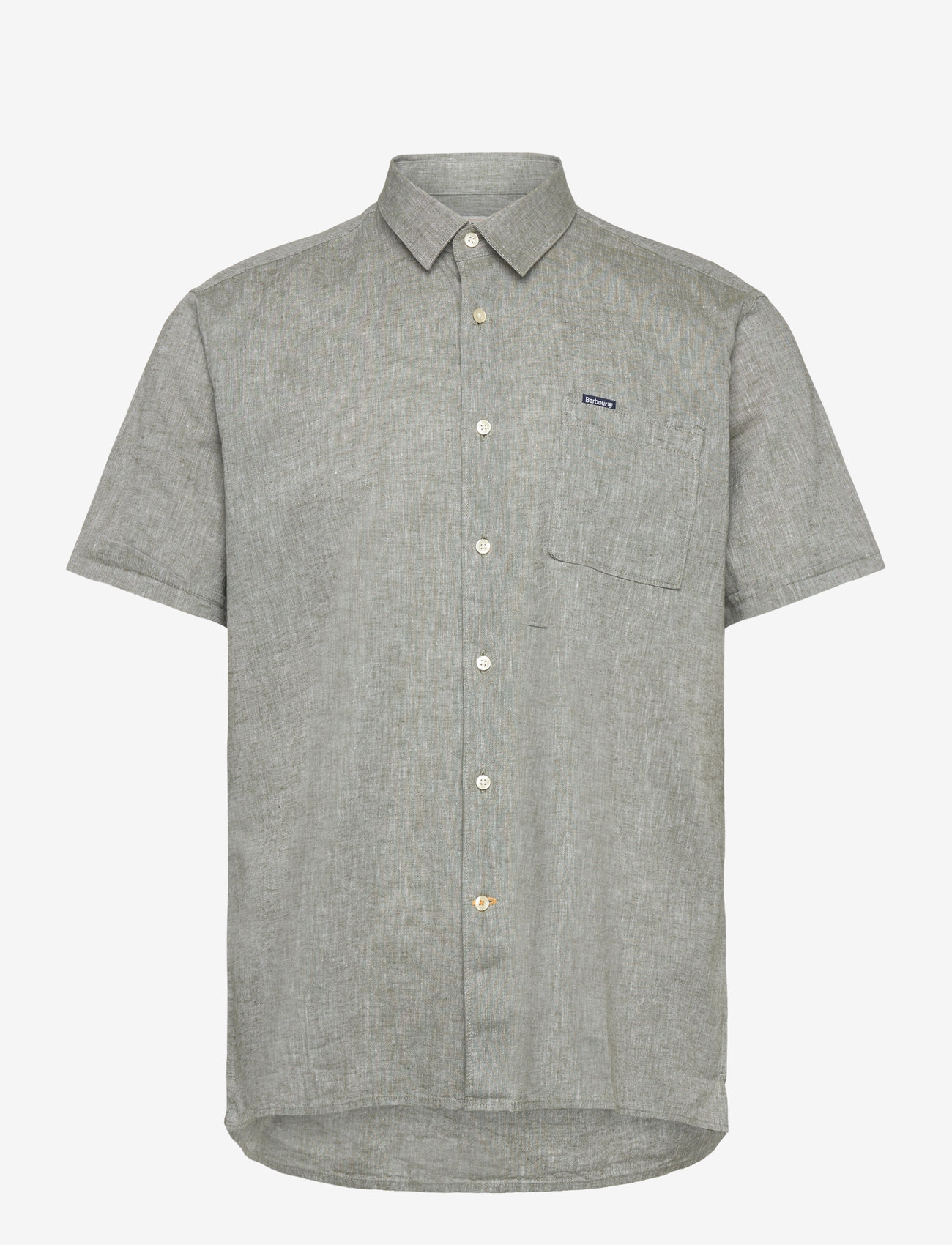 Barbour - Barbour Nelson SS Shir - basic-hemden - bleached olive - 0
