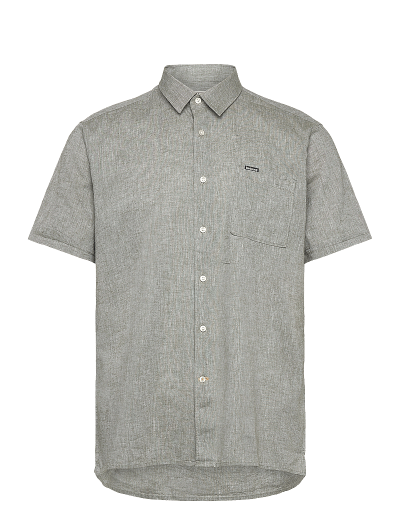 Barbour - Barbour Nelson SS Shir - basic-hemden - bleached olive - 0