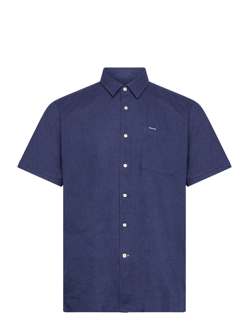Barbour - Barbour Nelson SS Shir - basic skjorter - indigo - 1