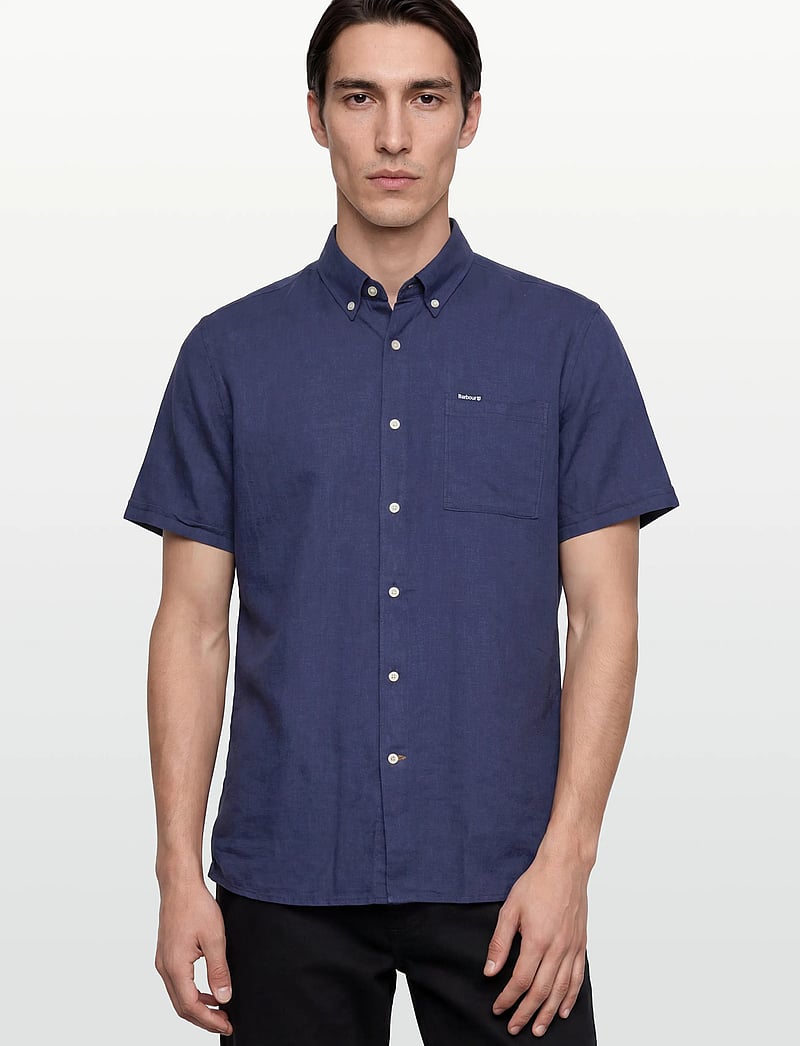 Barbour - Barbour Nelson SS Shir - basic skjorter - indigo - 3