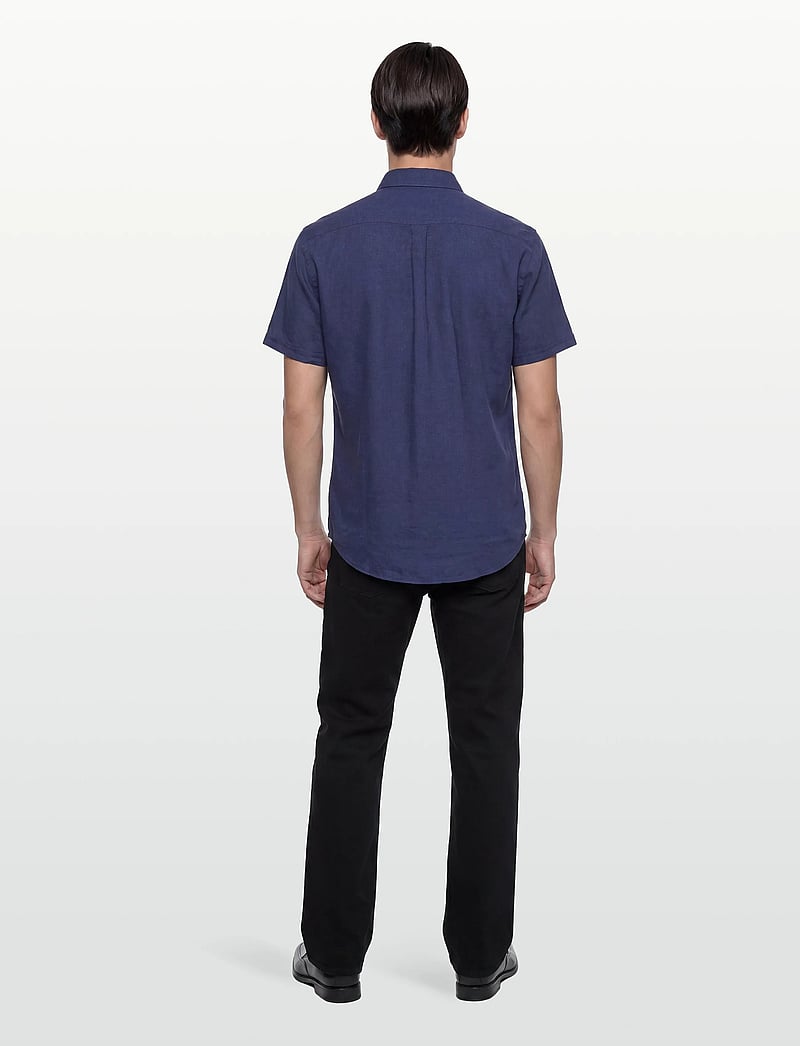 Barbour - Barbour Nelson SS Shir - basic skjorter - indigo - 4