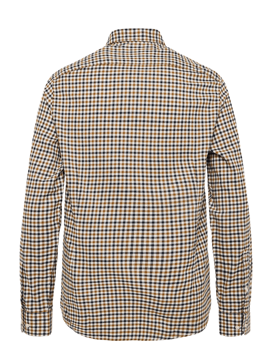 Barbour - Barbour Finkle Tailored Gingham Shirt - karierte hemden - copper - 1