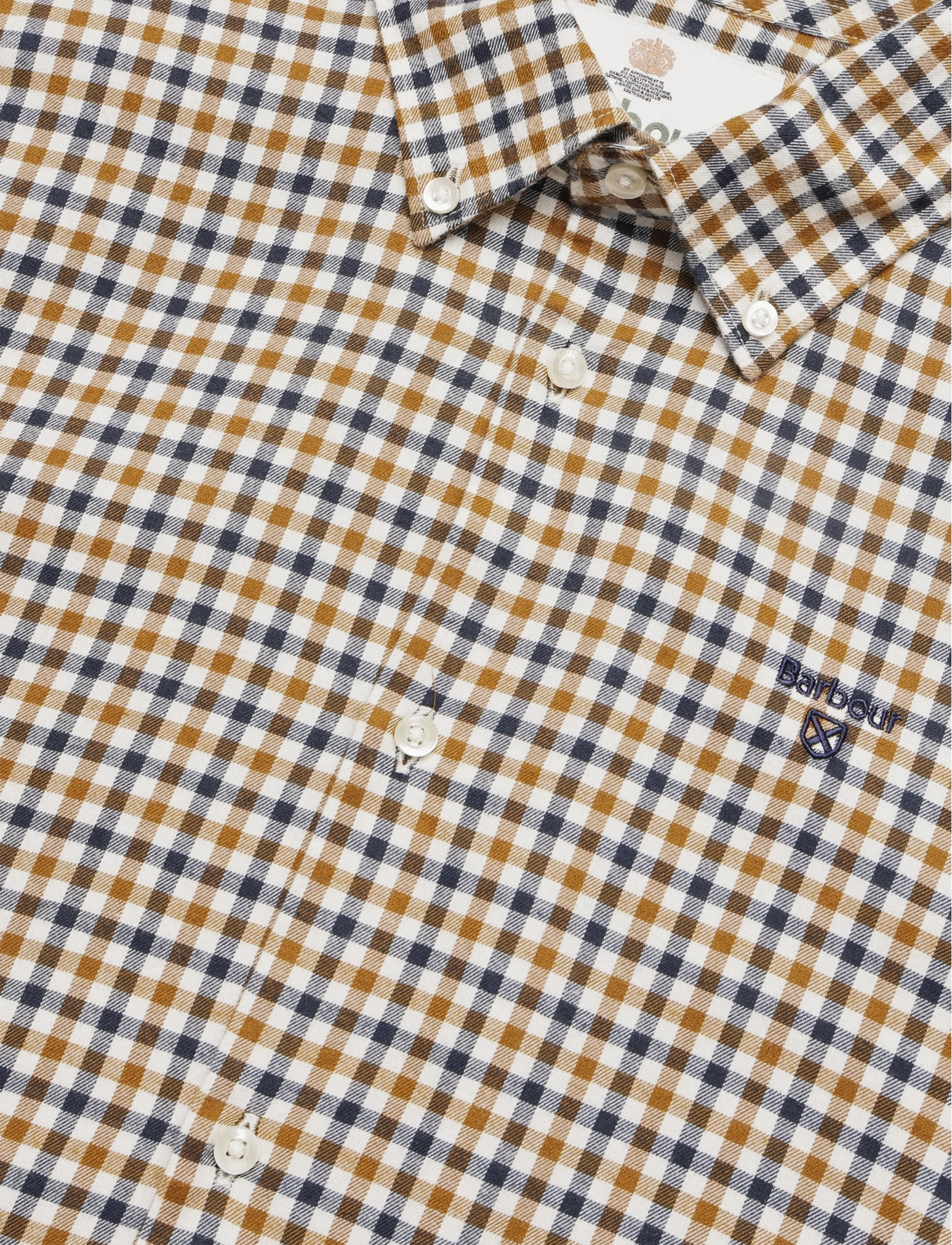 Barbour - Barbour Finkle Tailored Gingham Shirt - karierte hemden - copper - 2