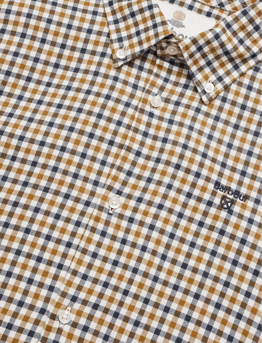 Barbour - Barbour Finkle Tailored Gingham Shirt - karierte hemden - copper - 2