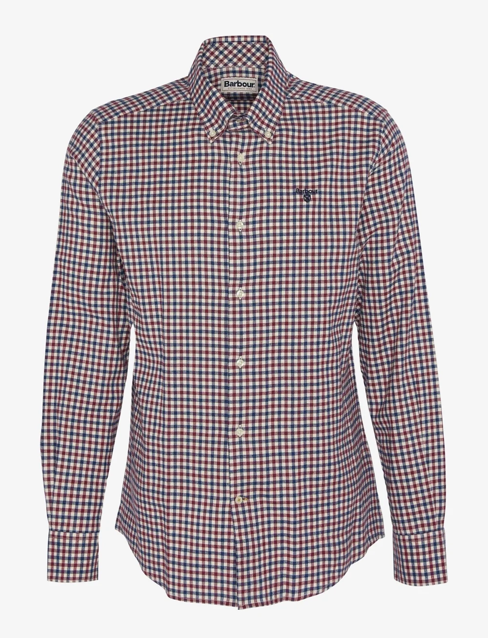 Barbour - Barbour Finkle Tailored Gingham Shirt - basic-hemden - merlot - 1