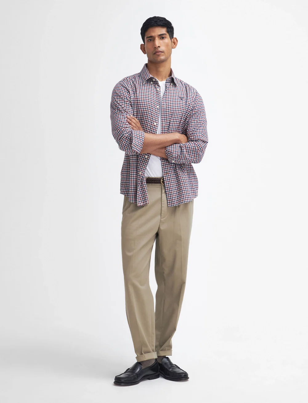 Barbour - Barbour Finkle Tailored Gingham Shirt - basic-hemden - merlot - 2