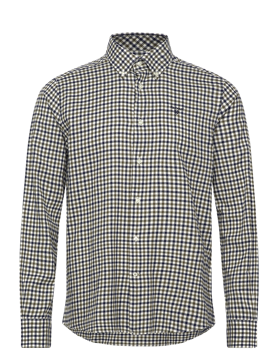 Barbour - Barbour Finkle Tailored Gingham Shirt - olive - 1