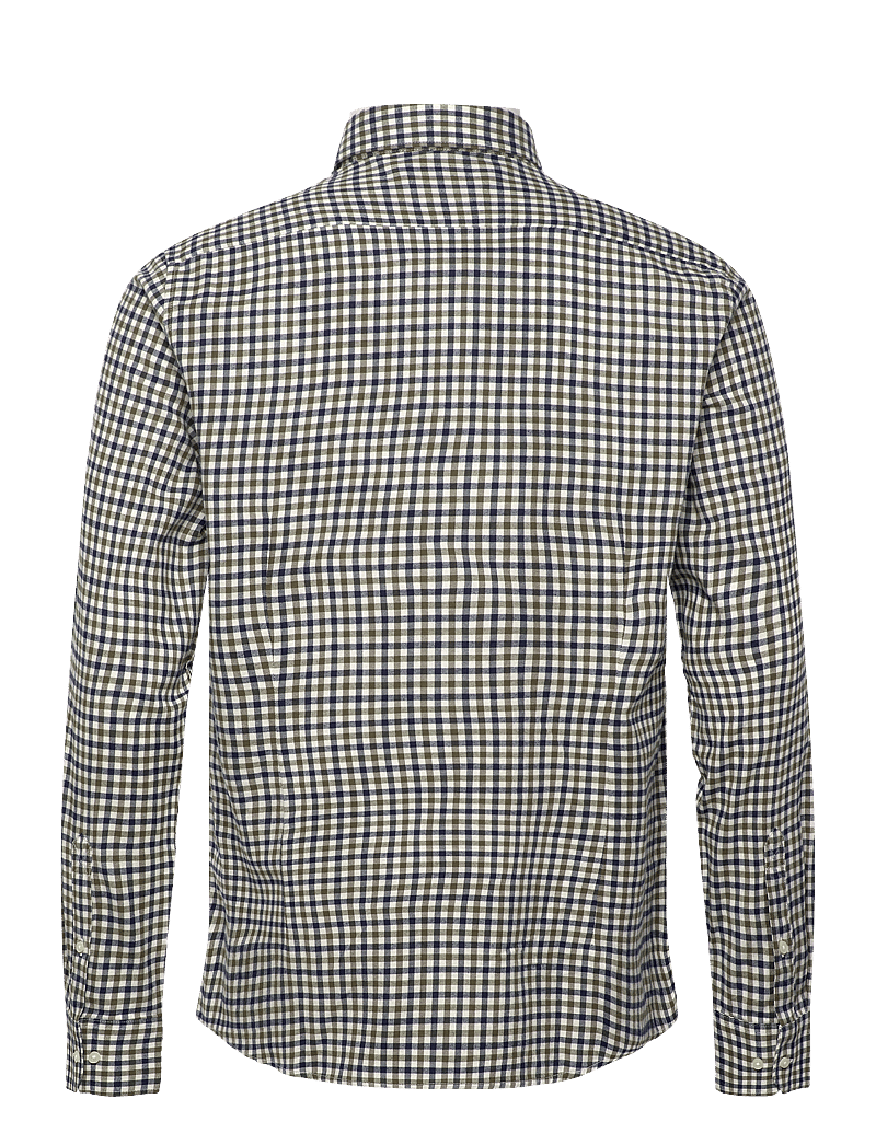 Barbour - Barbour Finkle Tailored Gingham Shirt - tavalised t-särgid - olive - 2