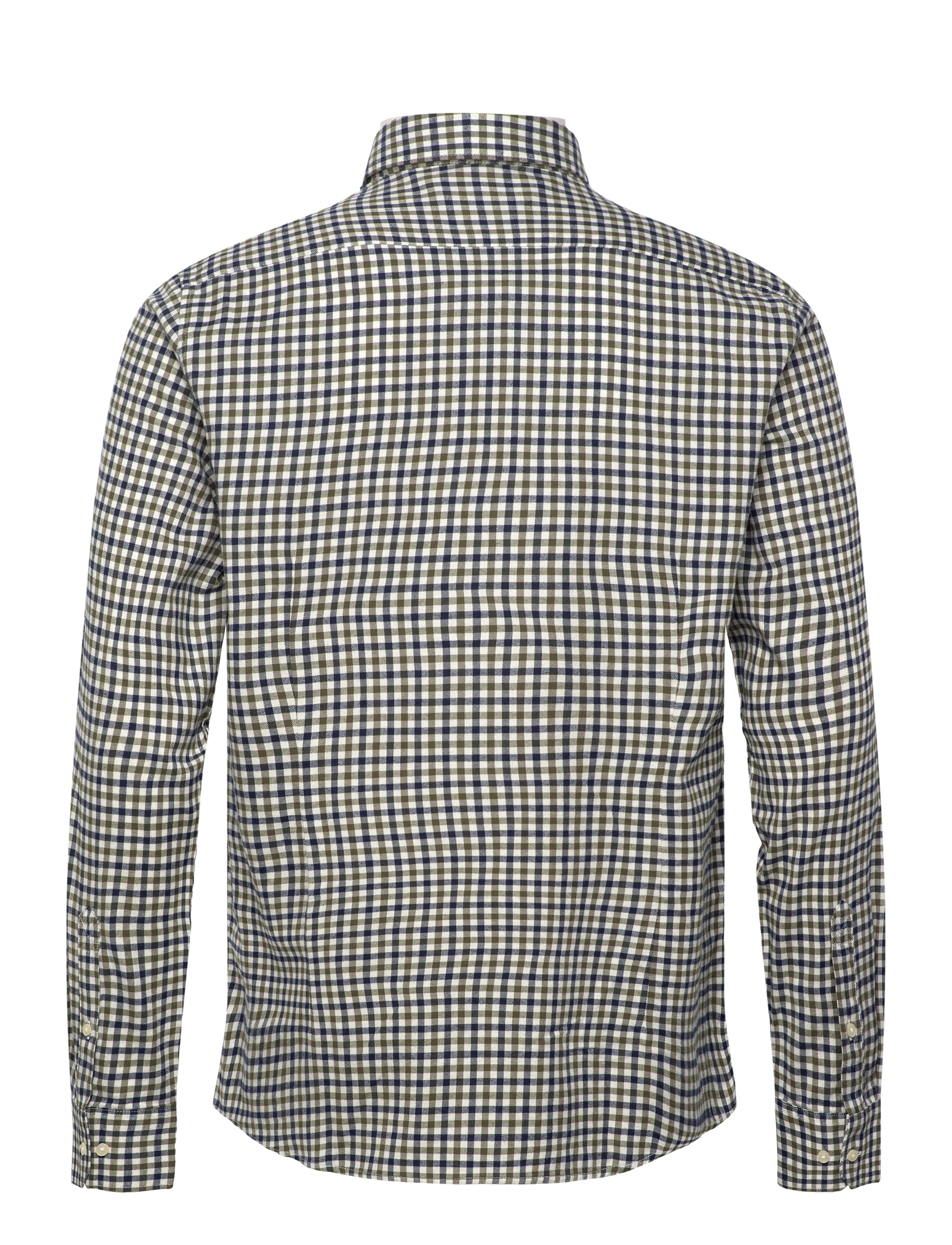 Barbour - Barbour Finkle Tailored Gingham Shirt - olive - 2