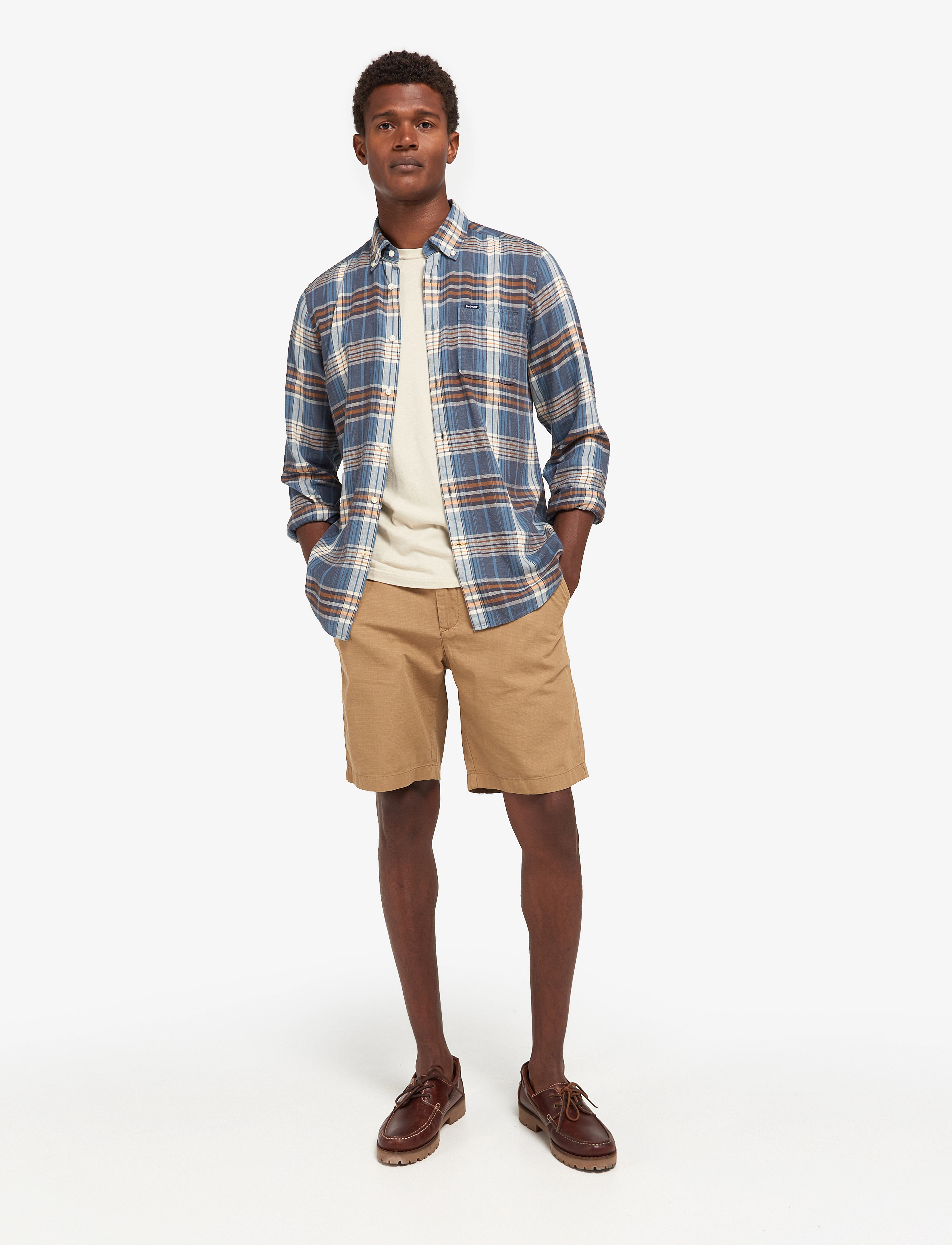 Barbour - Barbour Laneskin TF - mid blu - 4