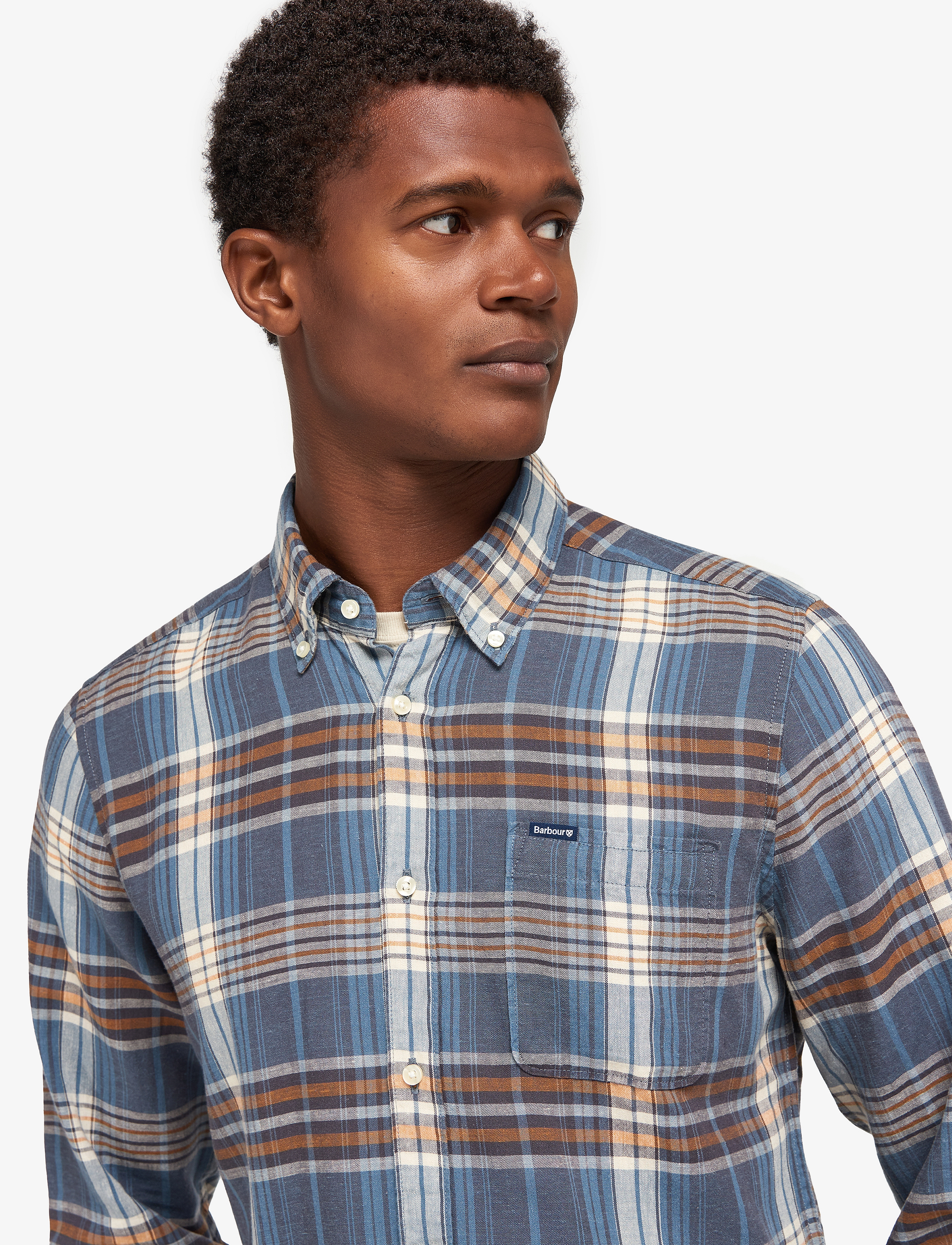 Barbour - Barbour Laneskin TF - mid blu - 5