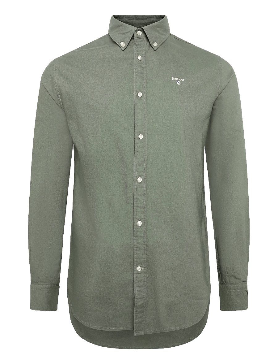 Barbour - Barbour Oxtown Tailored Shirt - oxford-hemden - agave green - 0