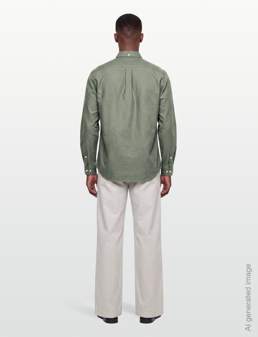 Barbour - Barbour Oxtown Tailored Shirt - oxford skjorter - agave green - 4