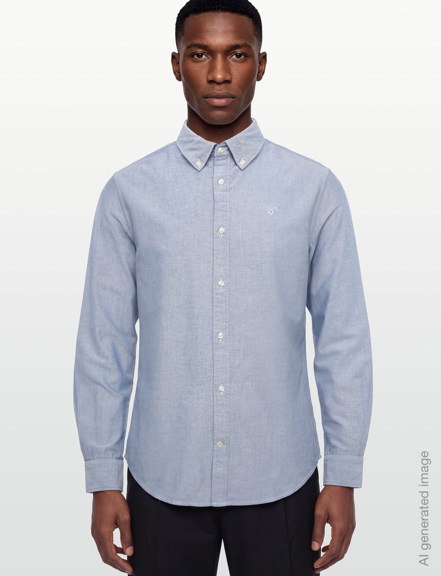 Barbour - Barbour Oxtown Tailored Shirt - oxford-hemden - deep blue - 3