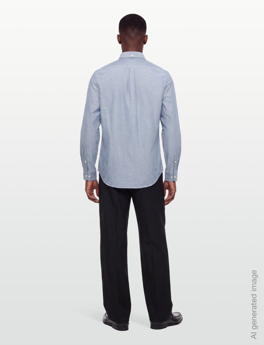Barbour - Barbour Oxtown Tailored Shirt - oxford-hemden - deep blue - 4