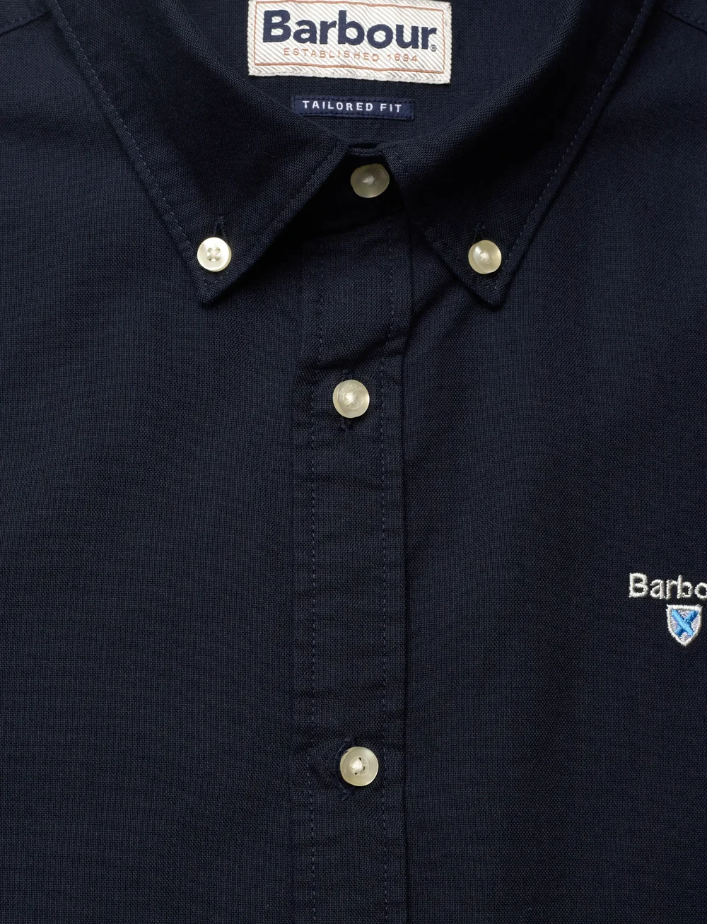 Barbour - Barbour Oxtown Tailored Shirt - basic skjorter - navy - 2